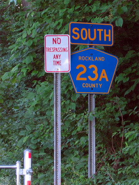 No trespassing any time; South 23A Rockland County