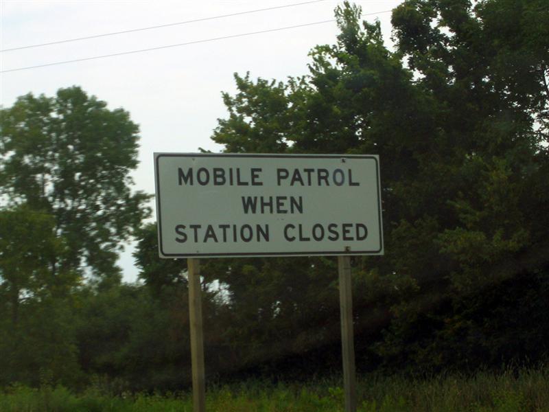 Mobile patrol when station closed