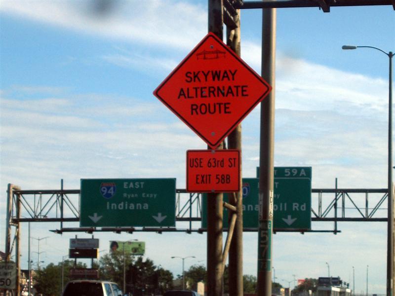 Skyway alternate route