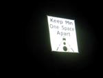 Keep min one space apart