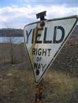 Yield right of way