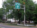 Signals set for 20 mph (with yellow wig-wag flashers)