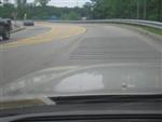 Longitudinal rumble strips (Palisades Center, West Nyack, NY)